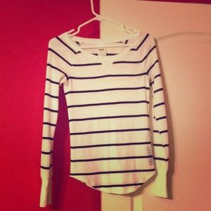 Black and white striped shirt