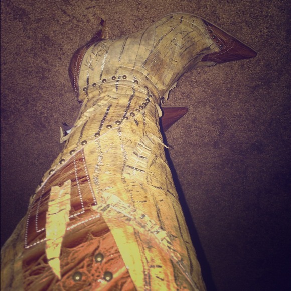 Shoes - Brown and tan boots