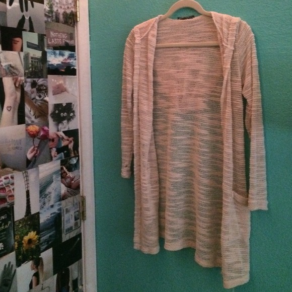 Long Cream Cardigan