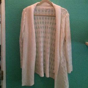 White Cardigan