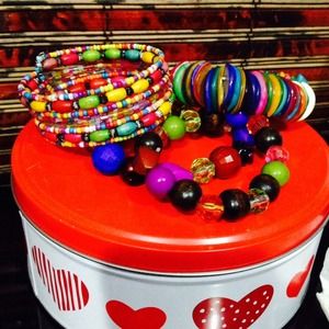 Colorful bracelets