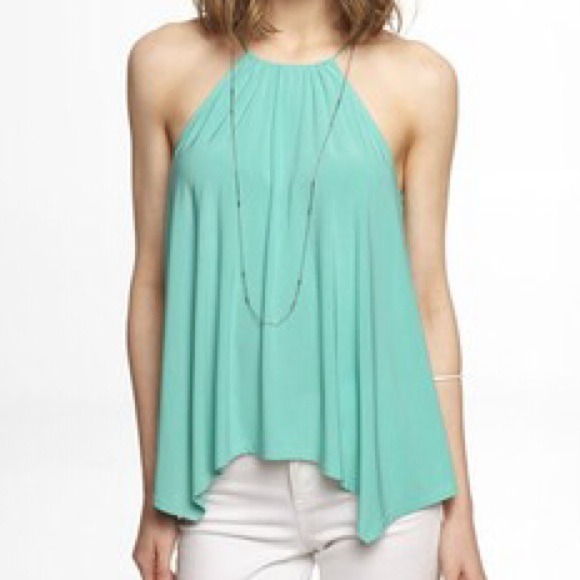 Aqua High Neck Trapeze Cami, Express