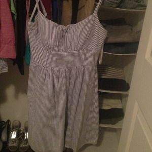 Blue and white stripped sundress!