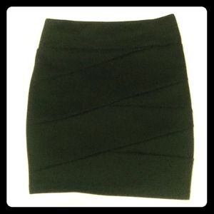 Black pencil skirt