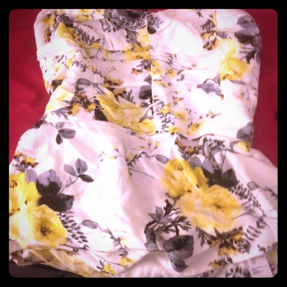 Floral peplum top
