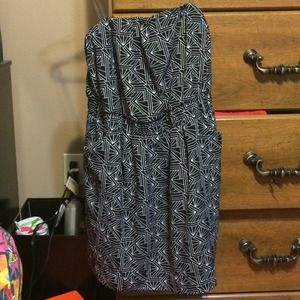 Dress, black and white wore once