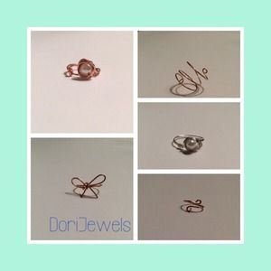 Copper / Silver wire rings