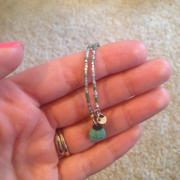 Turquoise beaded necklace!