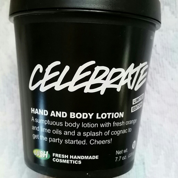 Lush celebrate body lotion