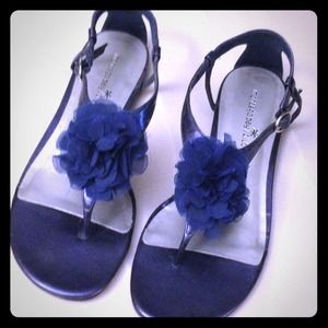 Blue Flower Sandals