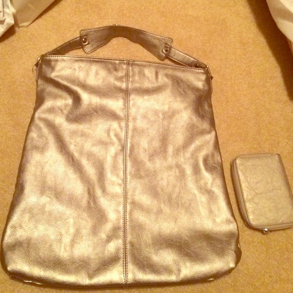 Silver express purse