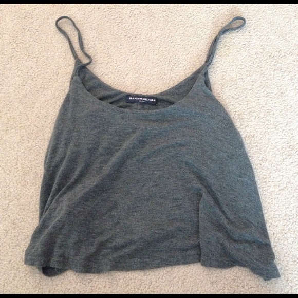 *SOLD* Brandy Melville gray arika tank
