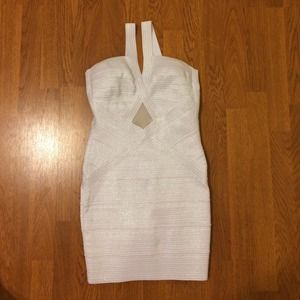 🚨price cut🚨!!White Bandage Sparkle Dress