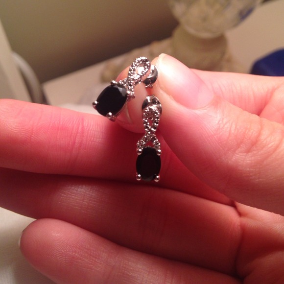 R. H. Macy & Co. Fine Jewelry Jewelry Black Onyx Diamond And Silver Jewelry Set Poshmark