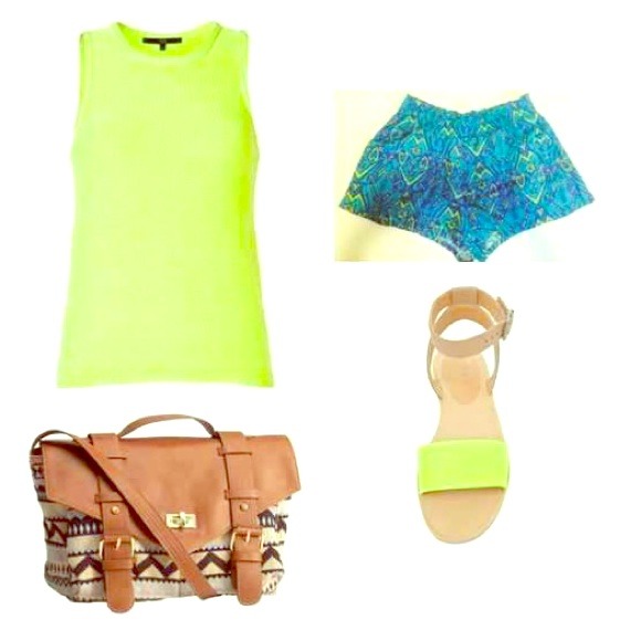 Tropical summer shorts