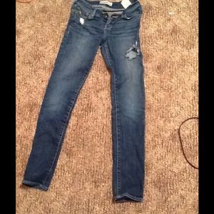 Blue light jeans Abercrombie kids