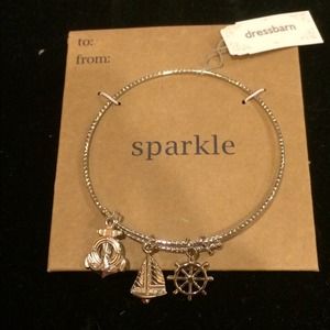 Nautical charm bracelet
