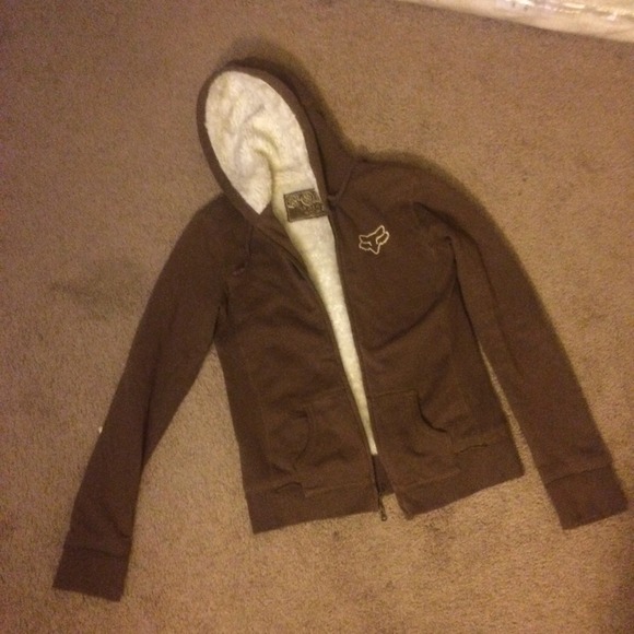 💖 FOX brown fuzzy jacket 💖