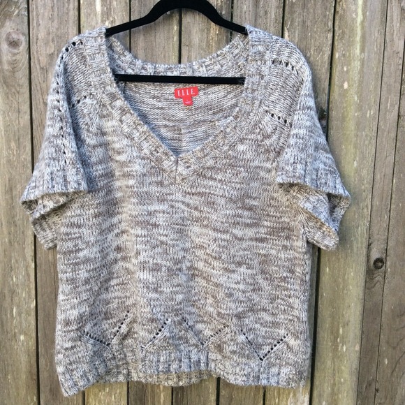 Elle Sweaters - Elle Comfy Sweater Knit V Neck