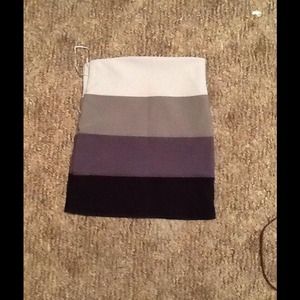 4 different colored pencil skirt