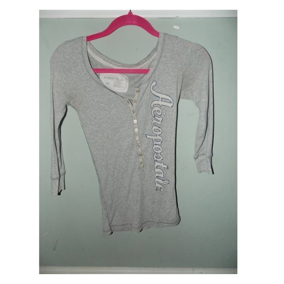 Aeropostale button up short sleeved shirt