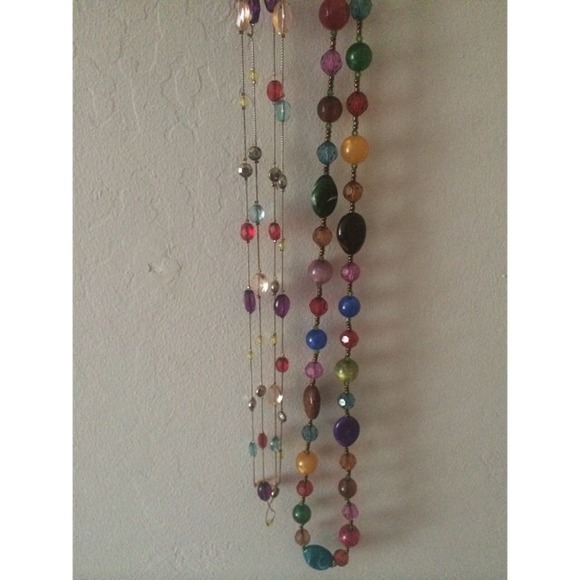 ⬛️1 colorful long necklace