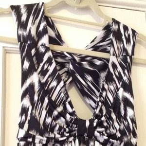 Black and white dress