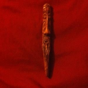 Wood spirit carving