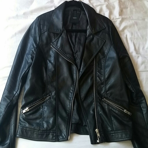 ?? Faux Leather Moto Jacket