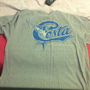 Costa Del Mar shirt and Guy Harvey shirt