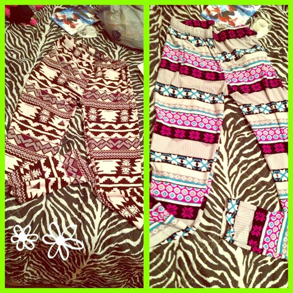 bundle;) leggins nd cardigan