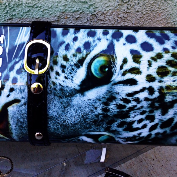 🚫SOLD IN BUNDLE❗️Leopard Magazine Oversize Clutch - Picture 3 of 4