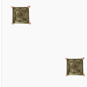 Kate spade black diamond studs