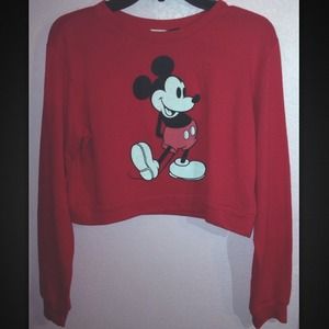 Mickey Mouse cropped sweater forever 21