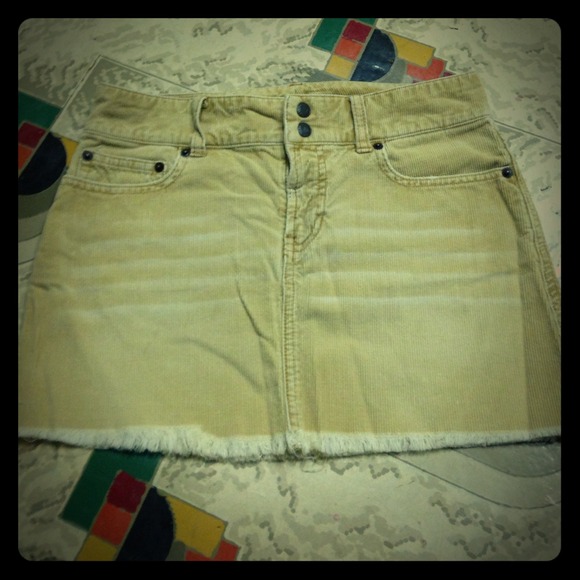 Corduroy skirt