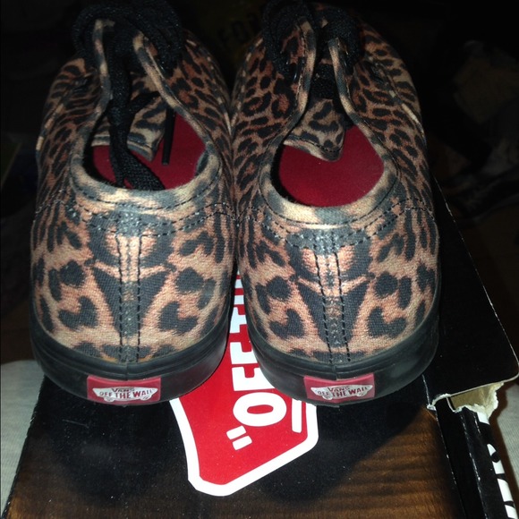 Brand new cheetah print vans