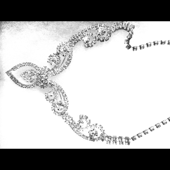 Crystal statement necklace!! prom or special event