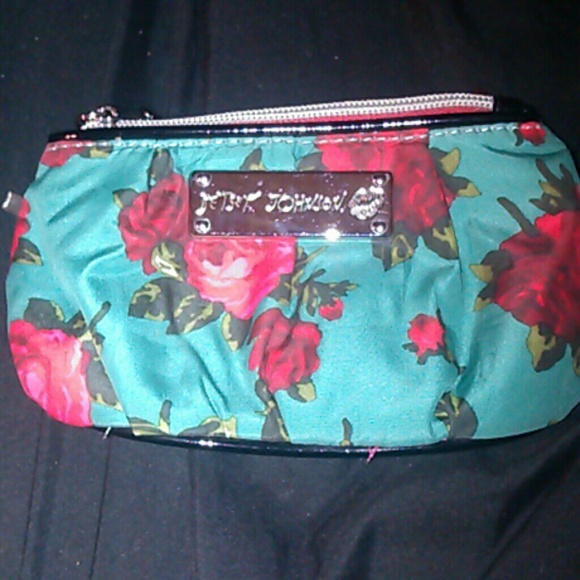 Betsey Johnson small makeup bag