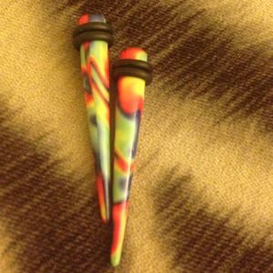 Tye dye tapers