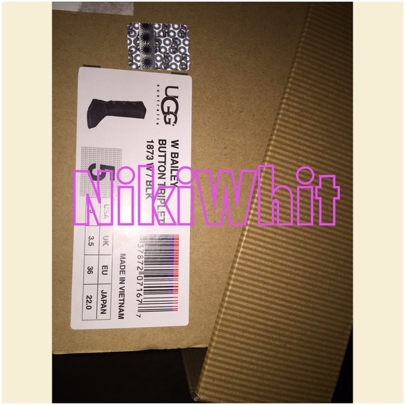 Brand New Authentic Bailey Button Uggs Size 5 - Picture 3 of 3