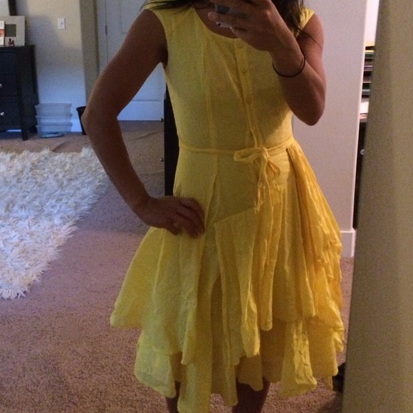 Calvin Klein yellow summer dress