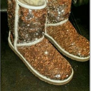 Sparkly Ugg boots.