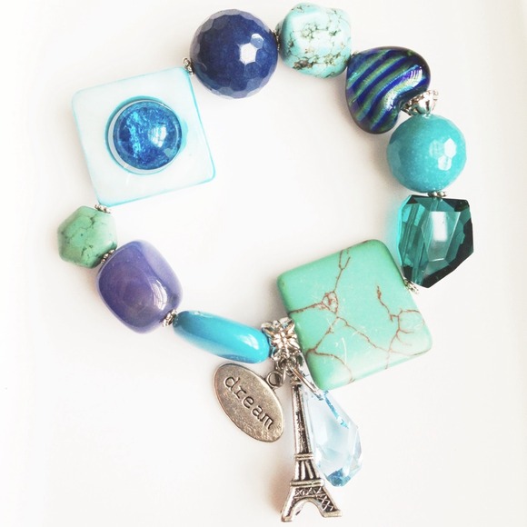 Blue & Dreamy bracelet by Lisandra & Co.