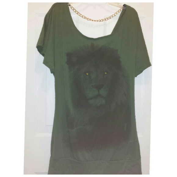 Olive green top