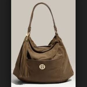 Tory burch Suede Tote