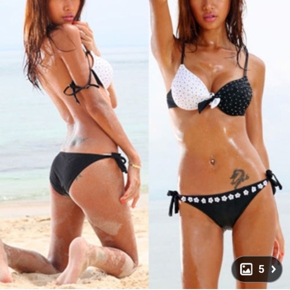 padded push up studded beach bikini