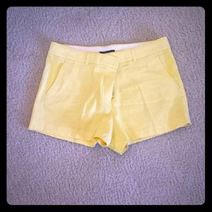 Bright yellow Elie Tahari shorts size 12