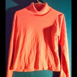 Rafaella pink turtle neck sweater