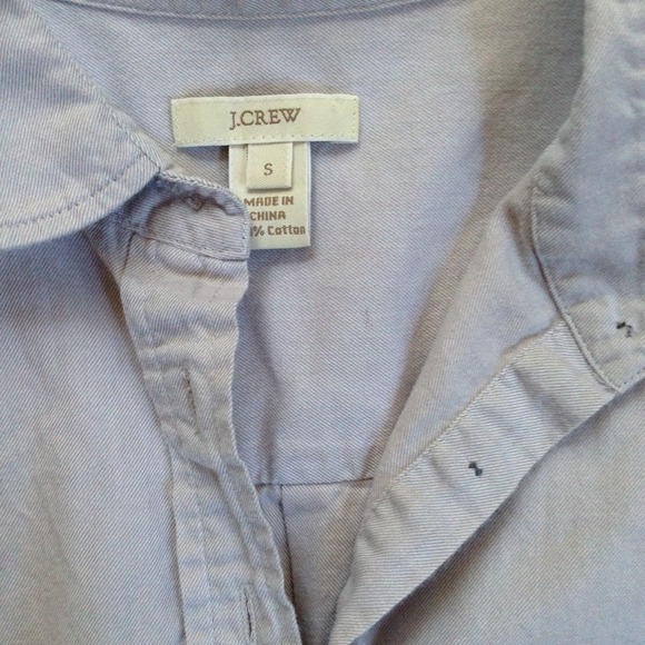 🚫🚫SOLD🚫🚫J. Crew linen half-button popover - Picture 2 of 4