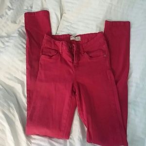 Red Skinny Jeans